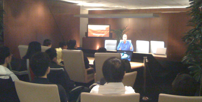 The Republic Polytechnic group visited DVE Telepresence during their Immersion tour in Southern California.