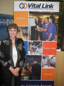 Kathy Johnson, Executive Director, Vital Link was excited to bring academia and the high-tech business worlds together