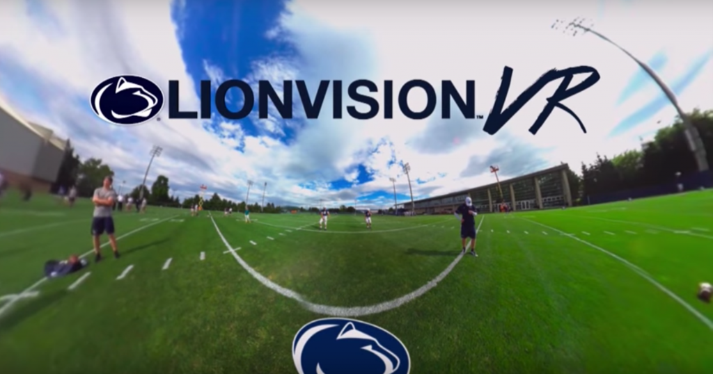 EON Sports VR Launches Virtual Reality Channel With Penn State Athletics Nittany Lions Fans