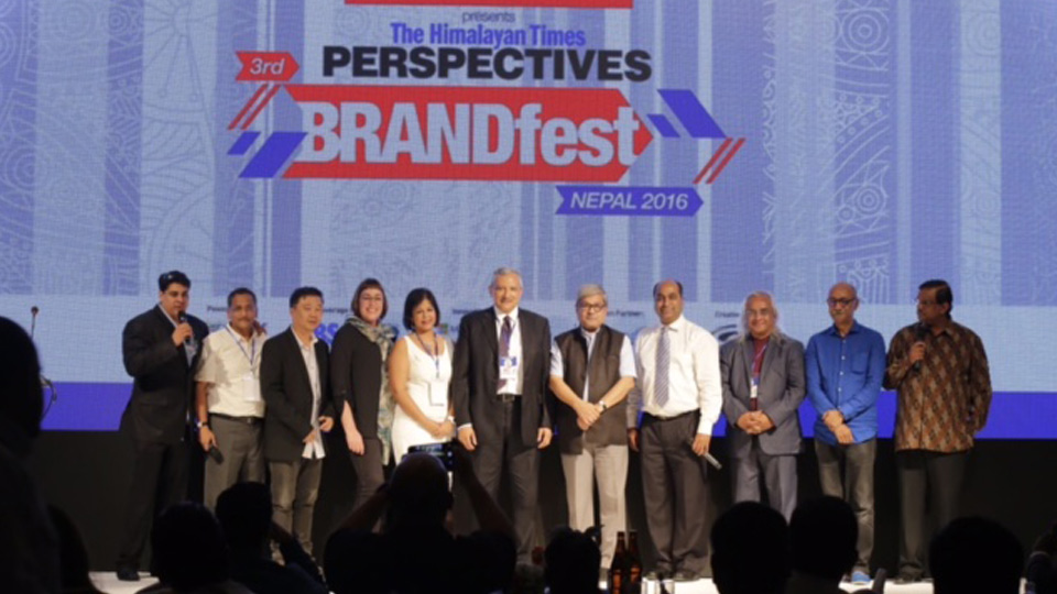 EON Reality at the Himalayan Times Perspective Brandfest in Nepal, 2016