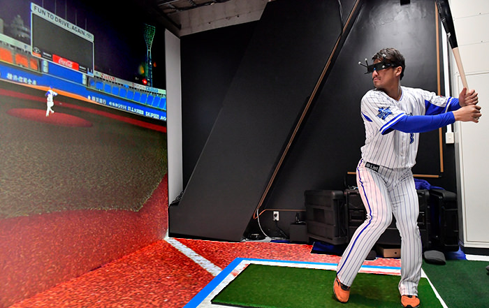 EON Sports VR Provides State-of-the-art baseball training system to Yokohama DeNA Baystars