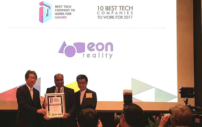 EON Reality Recognized As One Of The 10 Best Tech Companies to Work For 2017