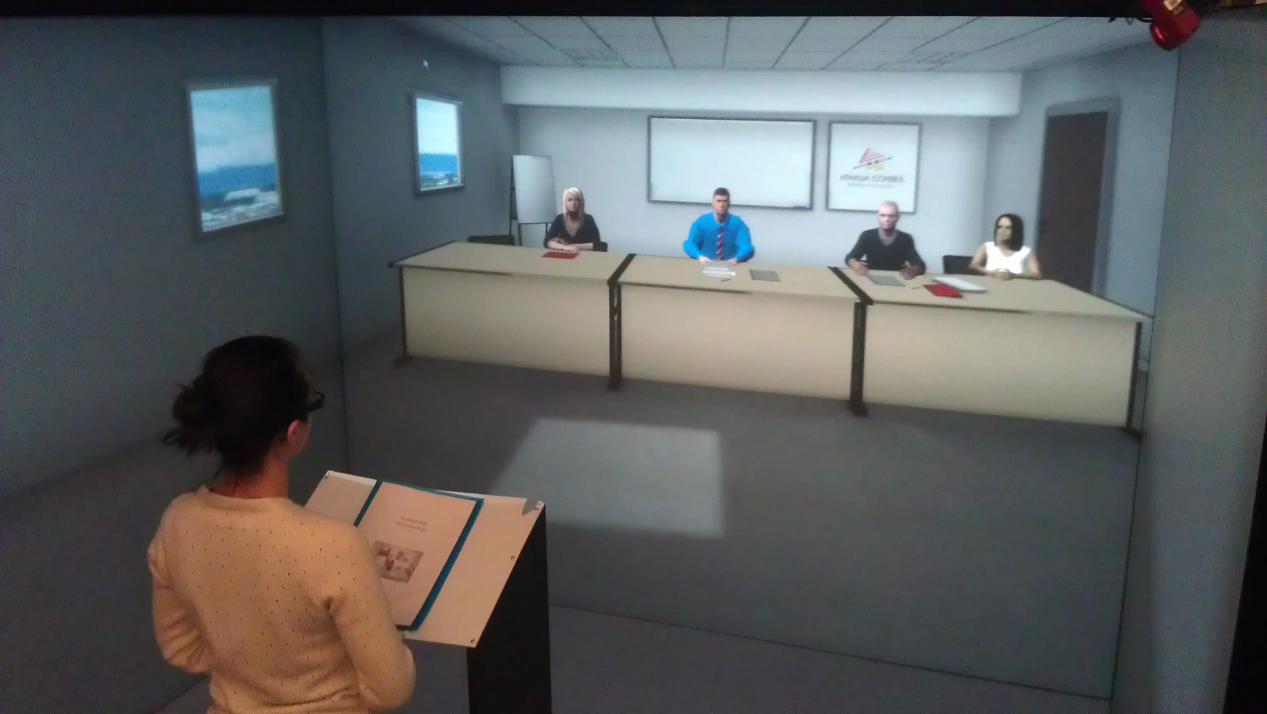 Clermont-Ferrand, France – APRV / IDC France Creates an Immersive 3D Simulator for Job Interviews