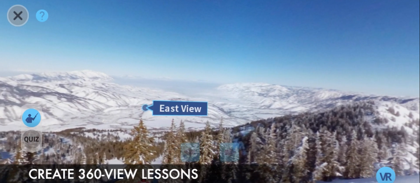 VR 360 Alpine skiing lesson