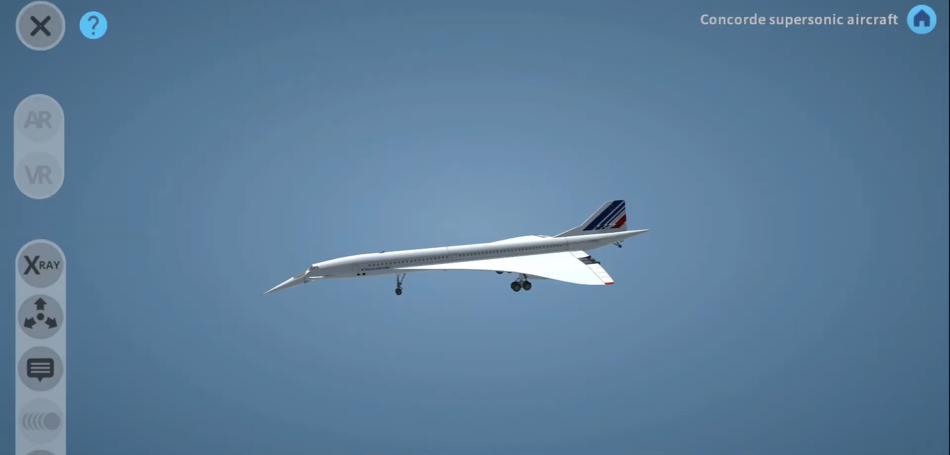Aerospace EON-XR Lesson about Concorde
