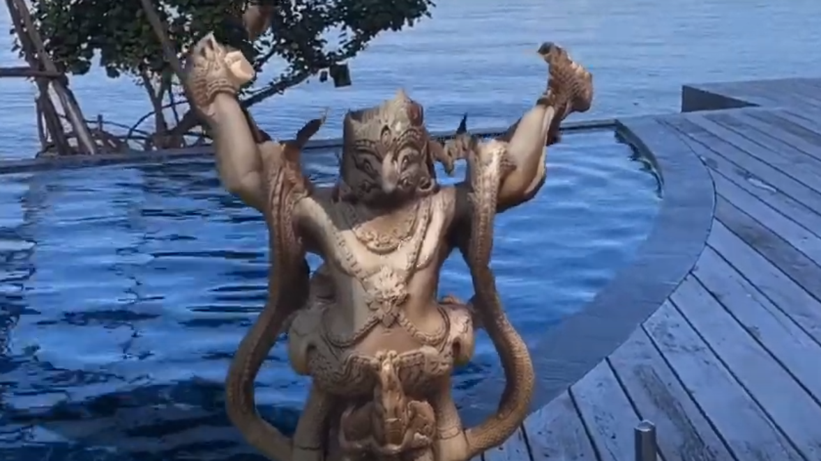 Snake God in the Water