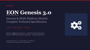 EON AI Ventures Launches EON Genesis 3.0 for Immersive, Multi-Platform Training Solutions 