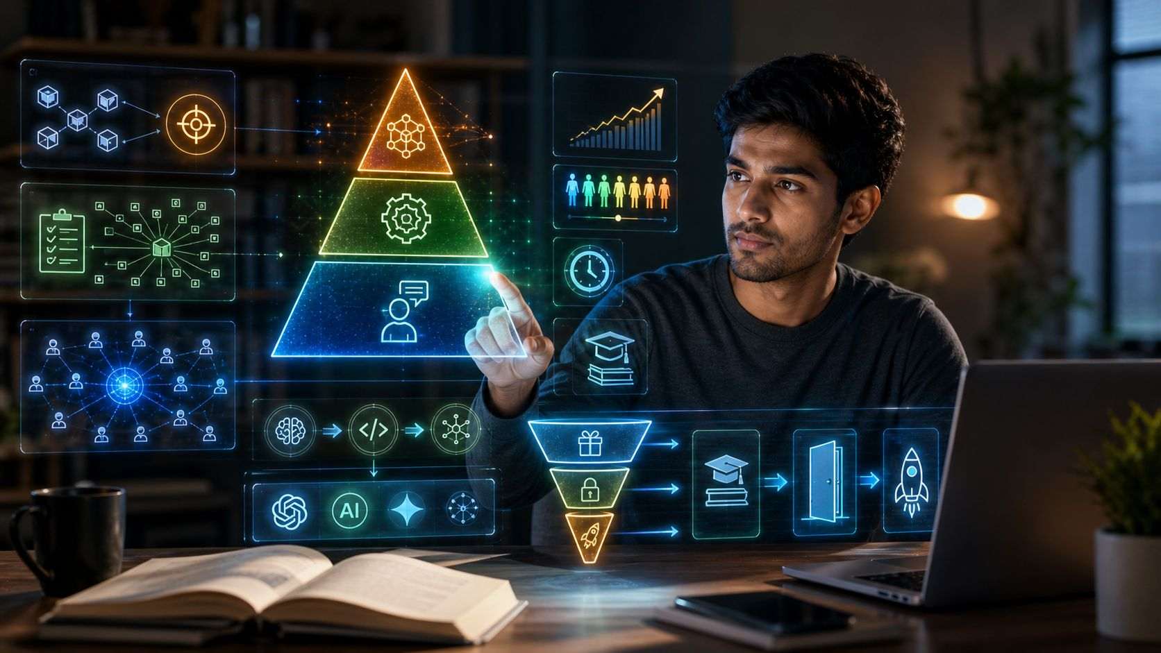 The Three-Level AI Operating Model at the Core of Its 100-Course Curriculum — Now Free.